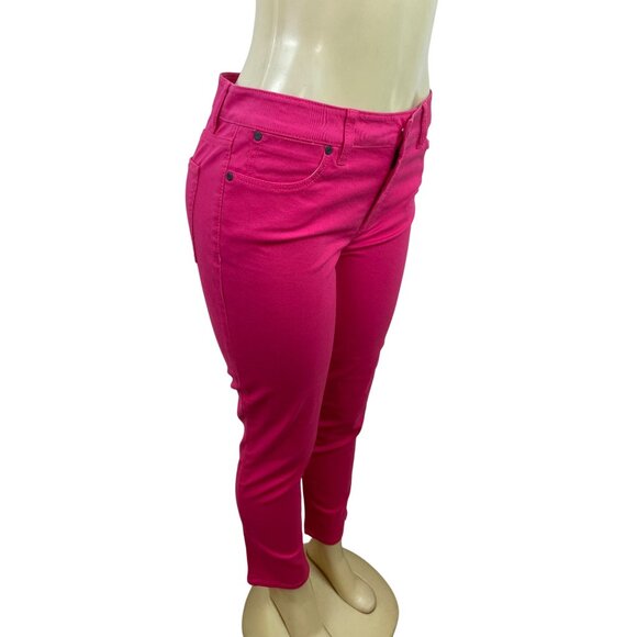 Talbots Womens Pink Mid-Rise Skinny Jeans Sz 6/28 - New - Picture 2 of 10